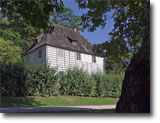 Goethe Gartenhaus in Weimar kann schnell mit dem Auto von der Erfurter Ferienwohnung Erfurt Mary-Land erreicht werden.